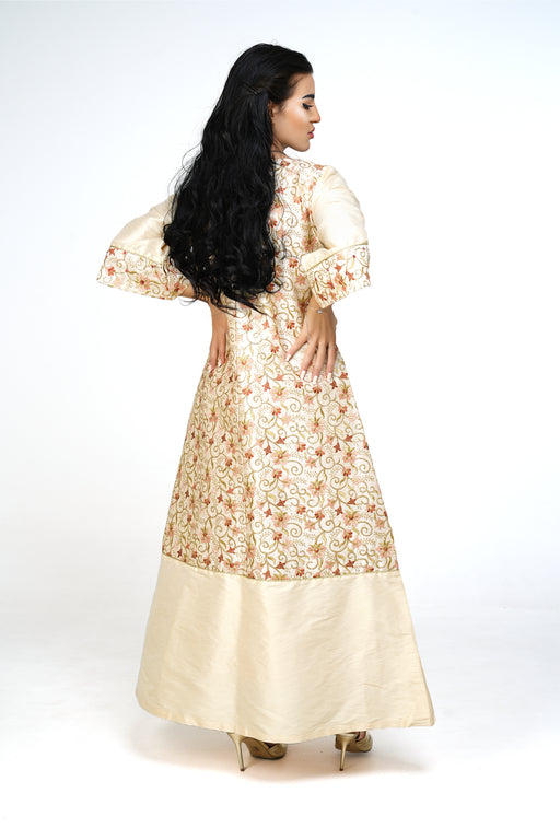 Embroidered Indian Silk Dress